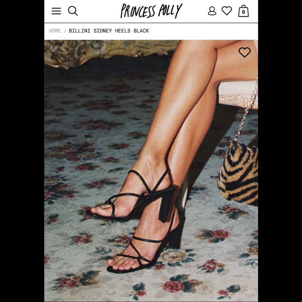 Sz 7 new Billini heels fr princess polly